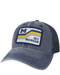 LEGACY ATHLETIC Navy Michigan Wolverines Sun Bars Dashboard Trucker Snapback Hat At Nordstrom