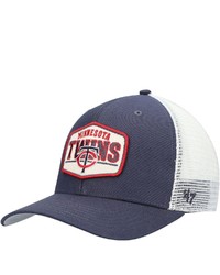 '47 Navy Minnesota Twins Shumay Mvp Snapback Adjustable Hat