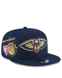 New Era Navy New Orleans Pelicans Back Half 9fifty Snapback Adjustable Hat At Nordstrom