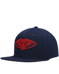 Mitchell & Ness Navy New Orleans Pelicans Two Tonal Snapback Hat At Nordstrom