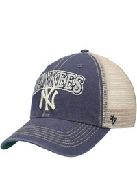 '47 Navy New York Yankees Tuscaloosa Clean Up Trucker Snapback Hat
