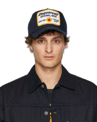 DSQUARED2 Navy Patch Baseball Cap