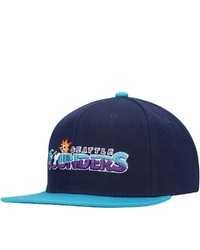 Mitchell & Ness Navy Seattle Sounders Fc Historic Logo Since 96 Two Tone Snapback Hat At Nordstrom