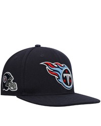 PRO STANDARD Navy Tennessee Titans Logo Ii Snapback Hat At Nordstrom