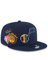 New Era Navy Utah Jazz Back Half 9fifty Snapback Adjustable Hat At Nordstrom