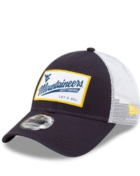 New Era Navy West Virginia Mountaineers Timeless Trucker 9forty Snapback Hat At Nordstrom
