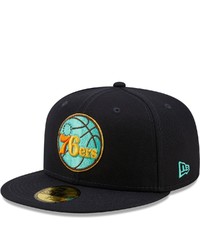 New Era Navymint Philadelphia 76ers 59fifty Fitted Hat