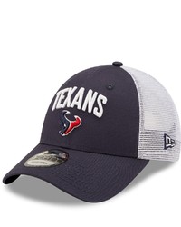 New Era Navywhite Houston Texans Team Title Trucker 9forty Snapback Hat At Nordstrom