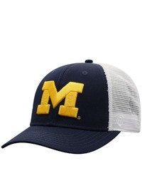 Top of the World Navywhite Michigan Wolverines Trucker Snapback Hat