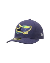 New Era Cap New Era Navy Tampa Bay Rays Alternate Authentic Collection On Field Low Profile 59fifty Fitted Hat