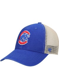 '47 Royal Chicago Cubs Logo Flag Washed Mvp Trucker Snapback Hat At Nordstrom