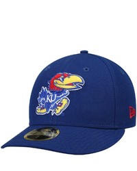 New Era Royal Kansas Jayhawks Basic Low Profile 59fifty Fitted Hat