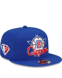 New Era Royal La Clippers 2021 Nba Tip Off Team Color 9fifty Snapback Adjustable Hat