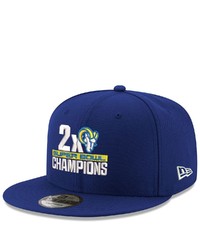 New Era Royal Los Angeles Rams 2 Time Super Bowl Champions 9fifty Snapback Adjustable Hat At Nordstrom