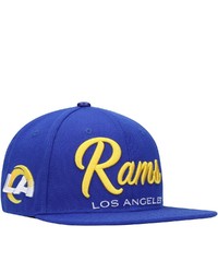 PRO STANDARD Royal Los Angeles Rams Script Wordmark Snapback Hat At Nordstrom