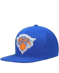 Mitchell & Ness Royal New York Knicks Hardwood Classics Pop Snapback Hat At Nordstrom