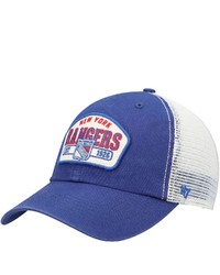 '47 Royal New York Rangers Penwald Trucker Snapback Hat