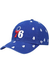 '47 Royal Philadelphia 76ers Confetti Cleanup Adjustable Hat At Nordstrom