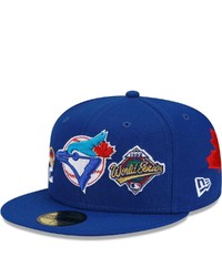 New Era Royal Toronto Blue Jays 2x World Series Champions Count The Rings 59fifty Fitted Hat