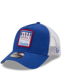 New Era Royalwhite New York Giants Gradient Trucker 9forty Snapback Hat At Nordstrom