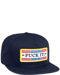 HUF The Tactical Fuck It Ripstop Snapback Hat In Navy