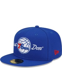 New Era X Just Don Royal Philadelphia 76ers 59fifty Fitted Hat At Nordstrom