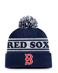 FANATICS Branded Navywhite Boston Red Sox Sport Resort Cuffed Knit Hat With Pom At Nordstrom