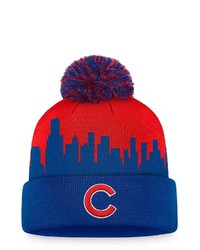 FANATICS Branded Royalred Chicago Cubs Hometown Cuffed Pom Knit Hat At Nordstrom
