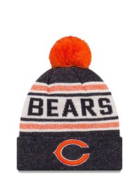 New Era Navy Chicago Bears Toasty Cover Cuffed Knit Hat With Pom At Nordstrom