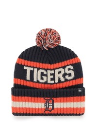 '47 Navy Detroit Tigers Bering Cuffed Knit Hat With Pom At Nordstrom