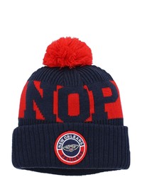 New Era Navy New Orleans Pelicans Sport Logo Cuffed Knit Hat With Pom At Nordstrom