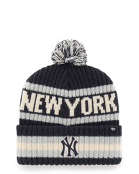 '47 Navy New York Yankees Bering Cuffed Knit Hat With Pom At Nordstrom