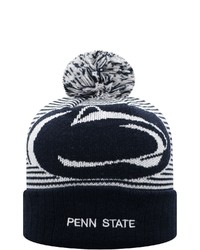 Top of the World Navy Penn State Nittany Lions Line Up Cuffed Knit Hat With Pom At Nordstrom