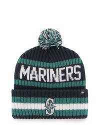 '47 Navy Seattle Mariners Bering Cuffed Knit Hat With Pom At Nordstrom