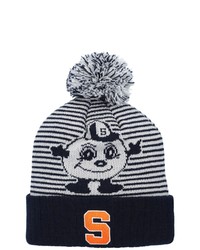 Top of the World Navy Syracuse Orange Line Up Cuffed Knit Hat With Pom At Nordstrom