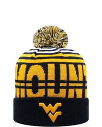 Top of the World Navygold West Virginia Mountaineers Colossal Cuffed Knit Hat With Pom At Nordstrom