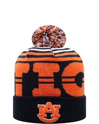 Top of the World Navyorange Auburn Tigers Colossal Cuffed Knit Hat With Pom At Nordstrom