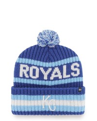 '47 Royal Kansas City Royals Bering Cuffed Knit Hat With Pom At Nordstrom