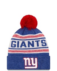 New Era Royal New York Giants Toasty Cover Cuffed Knit Hat With Pom At Nordstrom