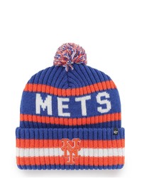 '47 Royal New York Mets Bering Cuffed Knit Hat With Pom At Nordstrom