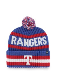 '47 Royal Texas Rangers Bering Cuffed Knit Hat With Pom At Nordstrom