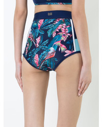 Duskii Tropical Print Bikini Bottoms