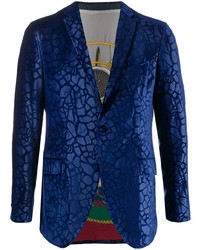 Etro Abstract Print Single Breasted Blazer