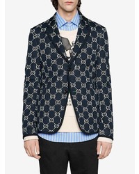 Gucci Gg Jacquard Jacket