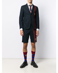Thom Browne Seamed Stripe Unconstructed Sport Coat