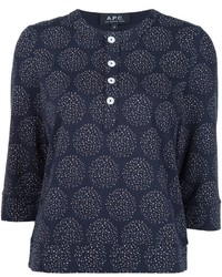 A.P.C. Dotted Print Top