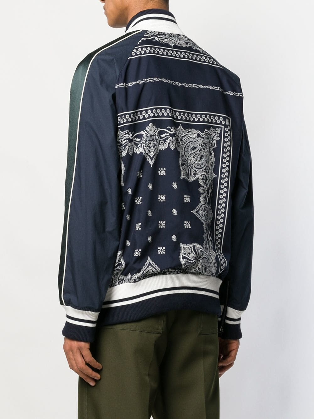 Sacai Bandana Print Bomber Jacket, $871 | farfetch.com | Lookastic