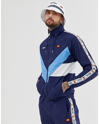 Ellesse Gerano Co Ord Track Jacket With Taping In Navy