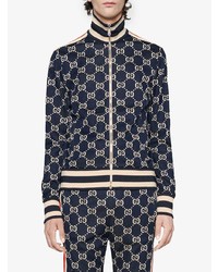 Gucci Gg Jacquard Cotton Jacket