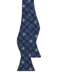 Brooks Brothers Holiday Plaid Print Bow Tie